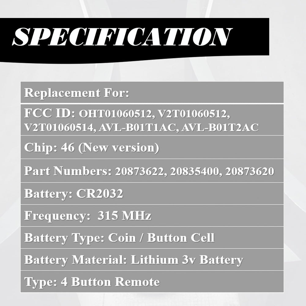 MechanMagic key fob replacement for Chevrolet Sonic, compact design, reliable fit.