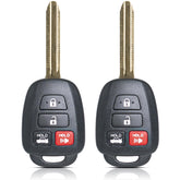 MechanMagic key fob for Toyota Corolla remote front view for quick replacement