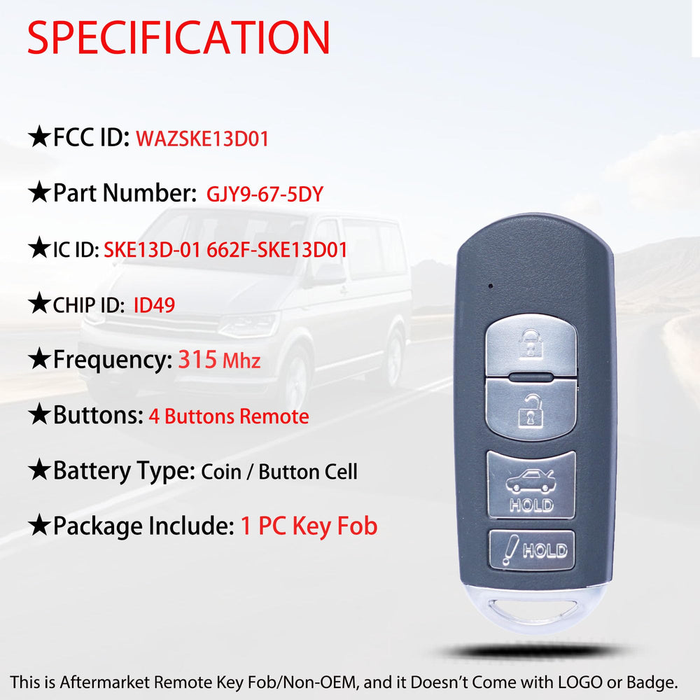 MechanMagic remote battery inside ready to use after programming