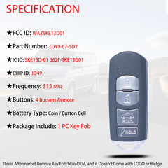 MechanMagic remote battery inside ready to use after programming