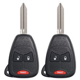 MechanMagic remote key fob for Dodge Ram front view—compact replacement