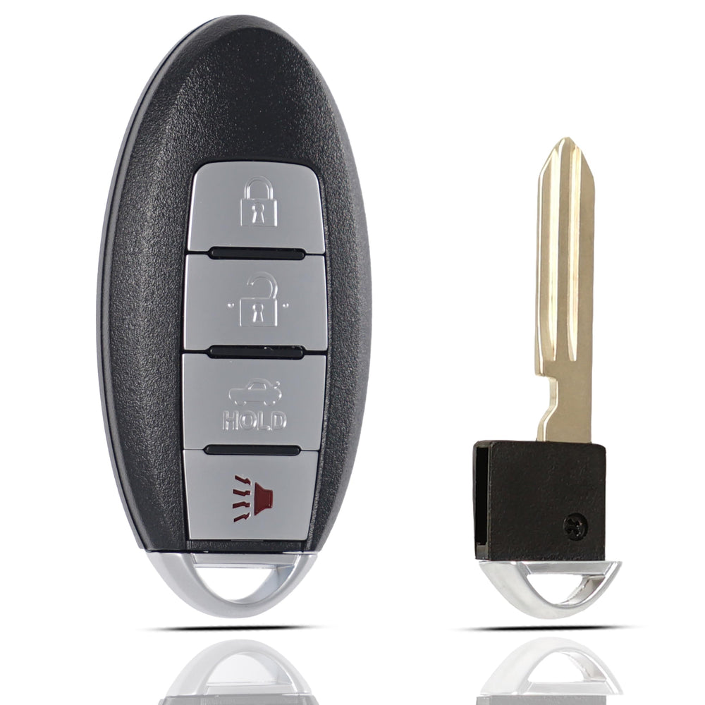 MechanMagic smart key fob front view for Nissan Versa and Sentra, ready replacement.
