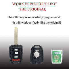 MechanMagic two-pack remote fobs for Honda compatibility