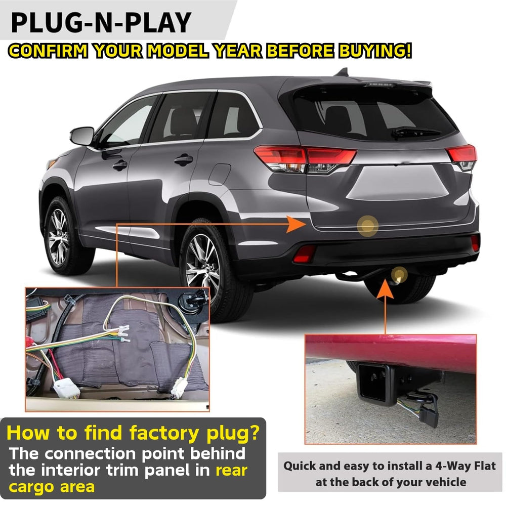 MECMO connector plugged into factory tail-light port for seamless compatibility.
