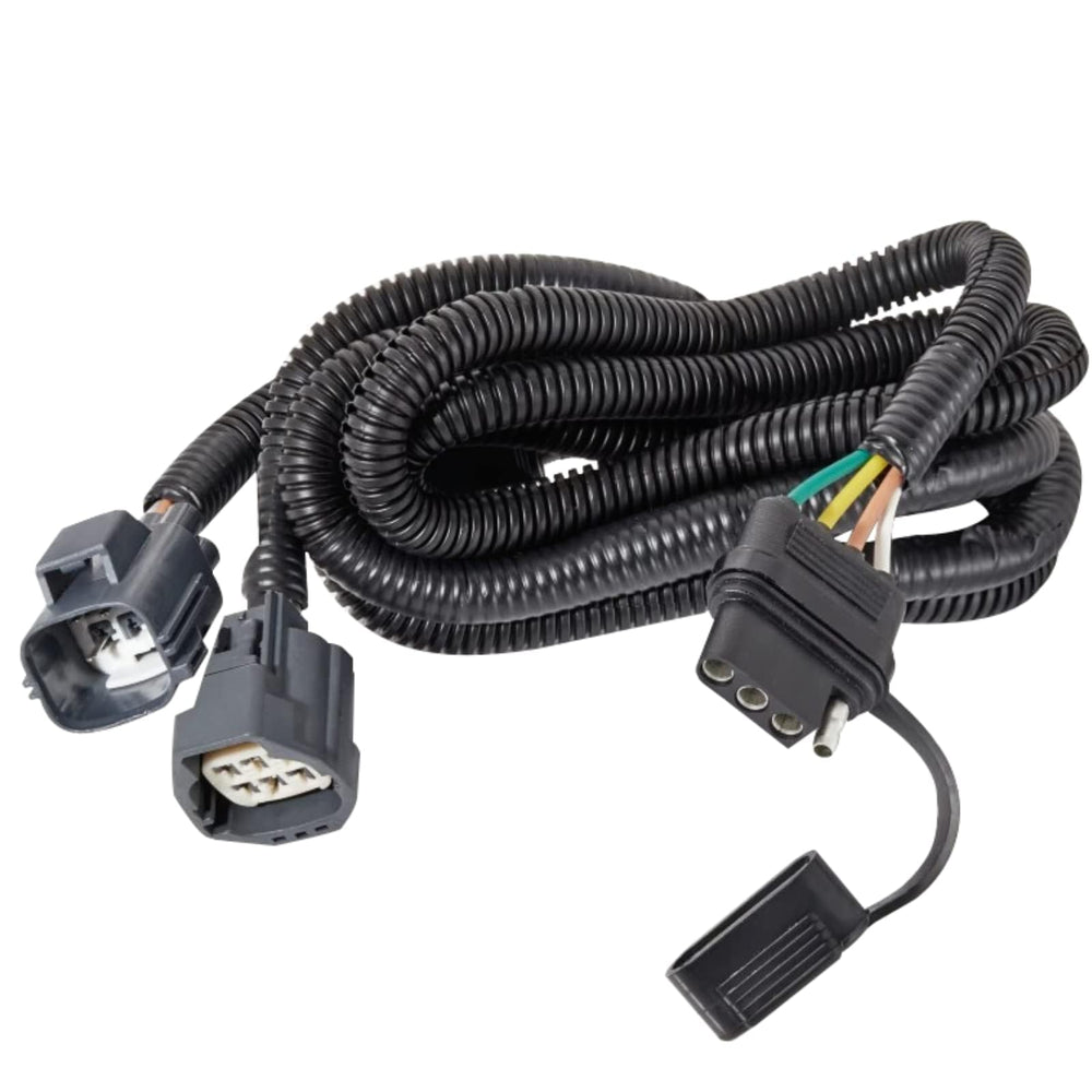 MECMO 4-pin trailer harness for Jeep Wrangler JK supports reliable towing lighting