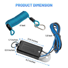 MECMO mount near coupler for accessible emergency brake activation