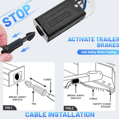 MECMO sealed nylon-case breakaway switch protects interior components