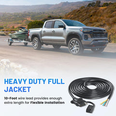 MECMO copper jacket cable resists wear for durable trailer wiring.