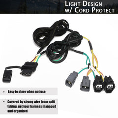 MECMO Jeep TJ 1998-2006 fit is designed for safe tail lights and signals.