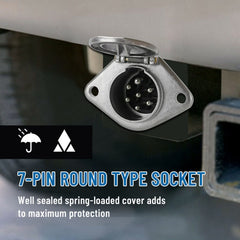 MECMO round socket highlighting rugged zinc housing construction
