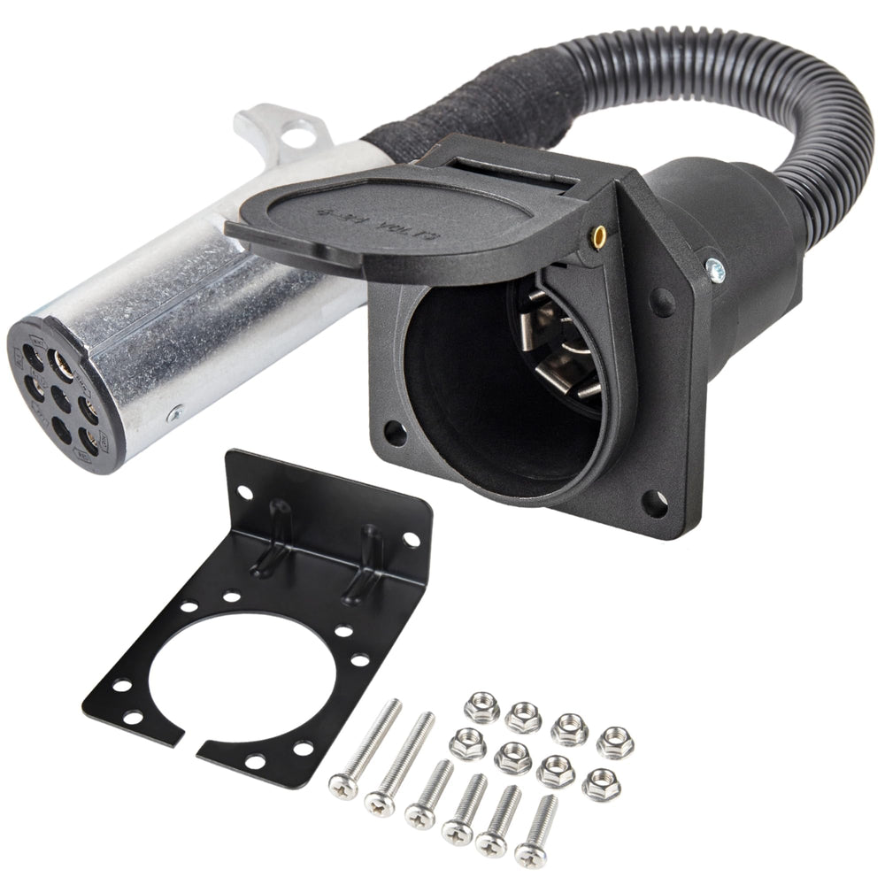 MECMO adapter for semi trucks with blade connectors and signals.