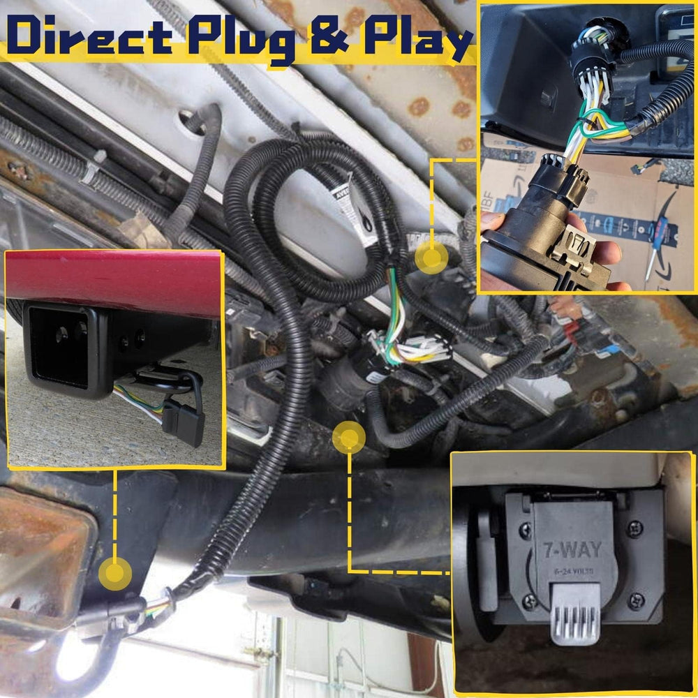 MECMO spare 7-pin trailer connection for upgrades.