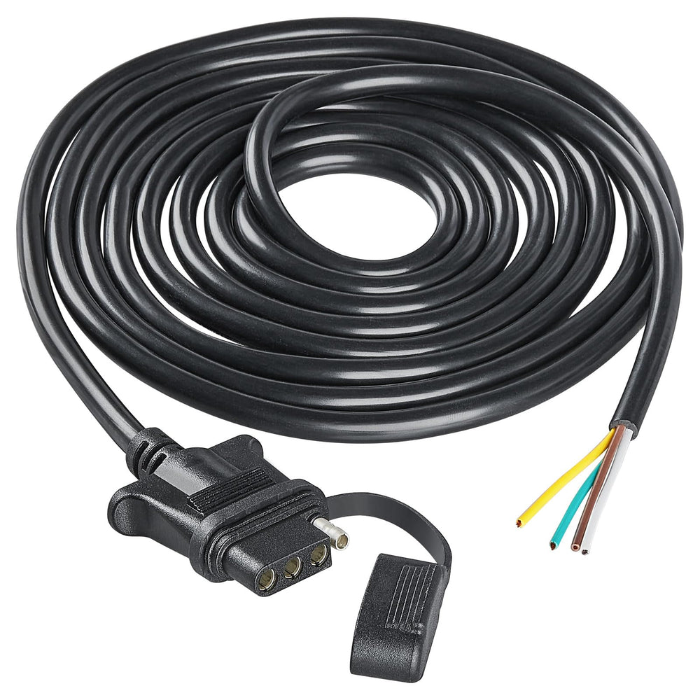 MECMO vehicle-side 4-pin connector for car-side trailer lights, compact and reliable.