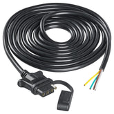 MECMO vehicle-side 4-pin connector for car-side trailer lights, compact and reliable.