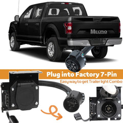 MECMO vehicle-side trailer harness with dual-output support