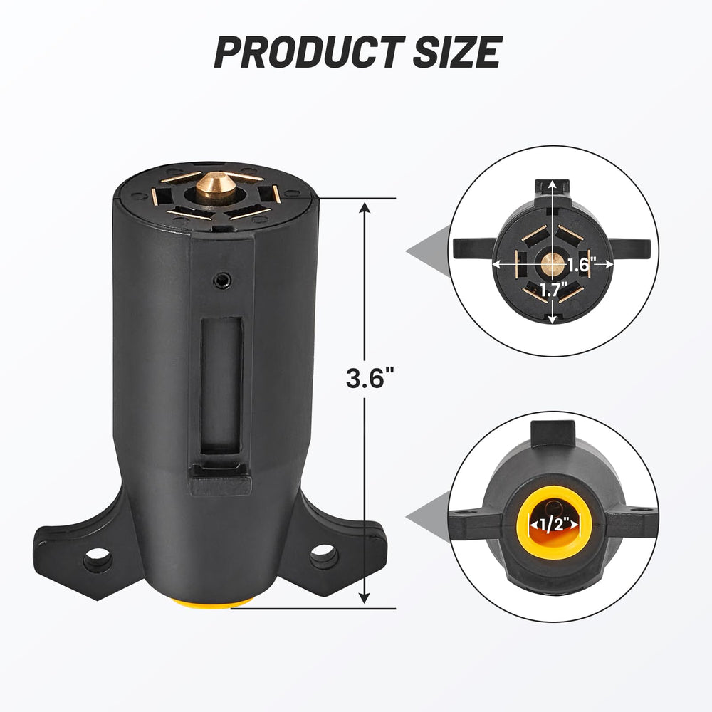 MECMO waterproof rubber spacer protects splice-in points from water and dirt.