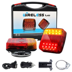 MEDAMOC wireless trailer lights with magnetic mount provide secure, temporary towing in all weather.