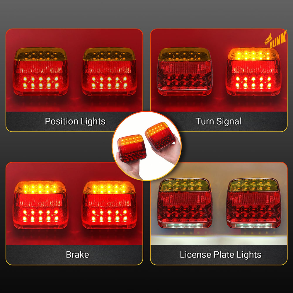 MEDAMOC lights provide clear turn signals and reverse illumination on demand.
