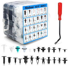 Medoon car retainer clips kit with 24 sizes for versatile car panel replacement