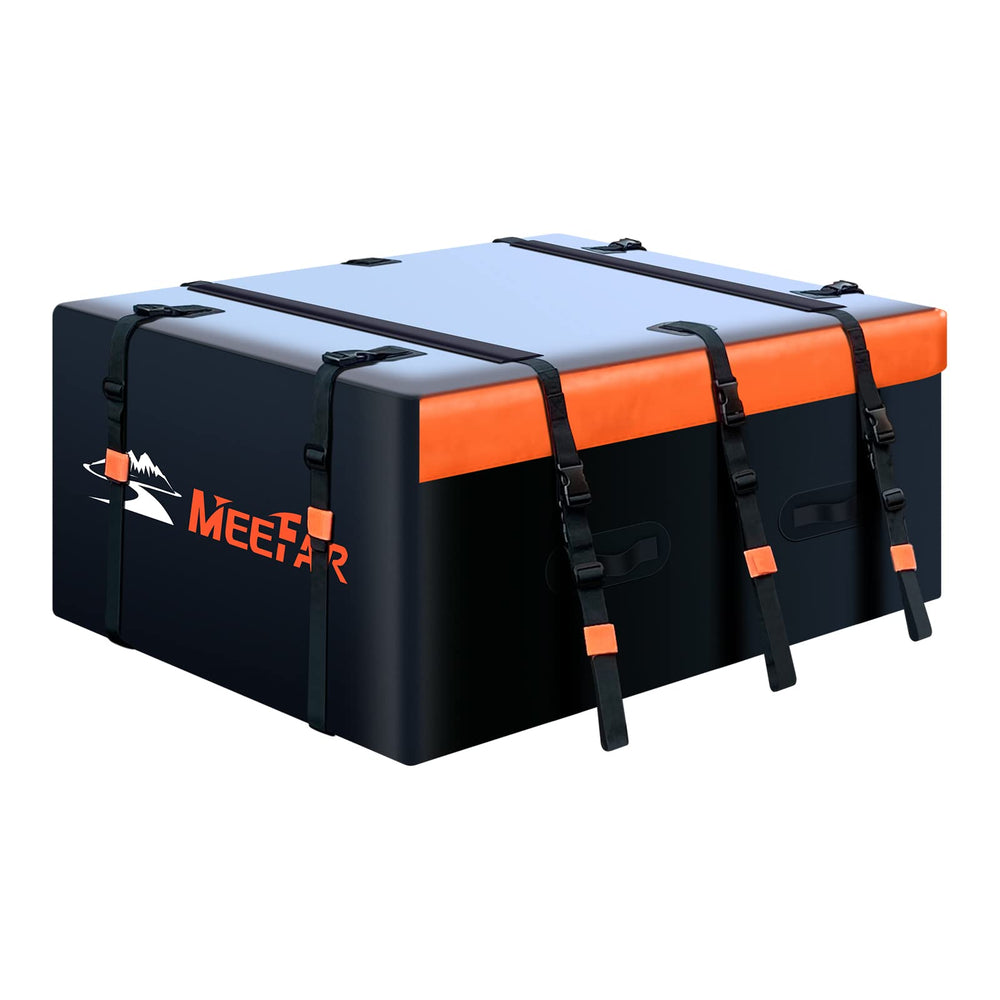 MeeFar rooftop bag with waterproof zipper protects luggage on wet road trips