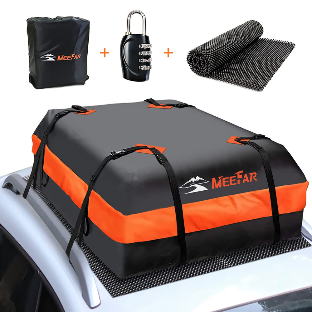 MeeFar XBEEK 15-cubic-foot capacity holds multiple suitcases and gear.