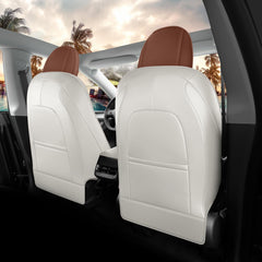 MeeKooMay rear seat cover for Model Y keeps interiors stylish and clean.