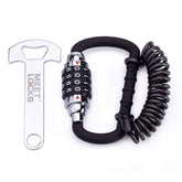 MEETLOCKS motorcycle helmet lock hook secures helmet after ride