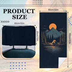 Meetravel portable-folded towel folds compactly for car, backpack, or gym bag.