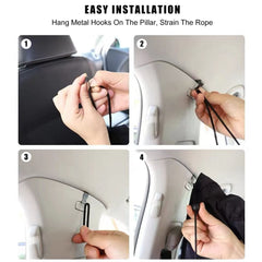 Meewoo car divider curtain is ideal for camping and outdoor road trips.