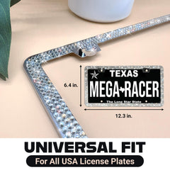 Mega Racer 800 rhinestones close-up showing glittering front view.