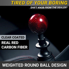 Mega Racer built-in M12x1.25 thread shift knob with secure metal mount