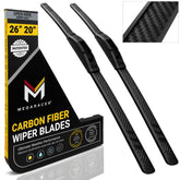 Mega Racer carbon fiber wiper blade 26-inch front view for all-season clarity.