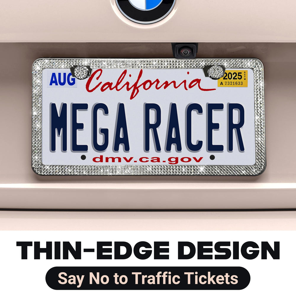 Mega Racer screws and bling caps included for easy installation.