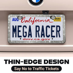 Mega Racer screws and bling caps included for easy installation.