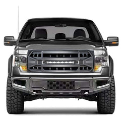 Paint-ready MEGAIE front grille for F-150 customization and color matching