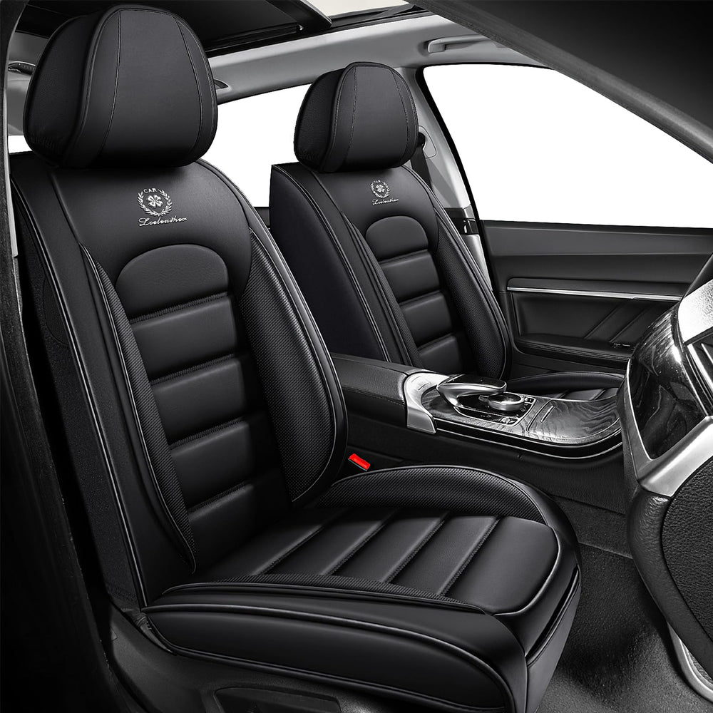 Megaseat Ford F-150 front-left seat cover in black with waterproof protection.