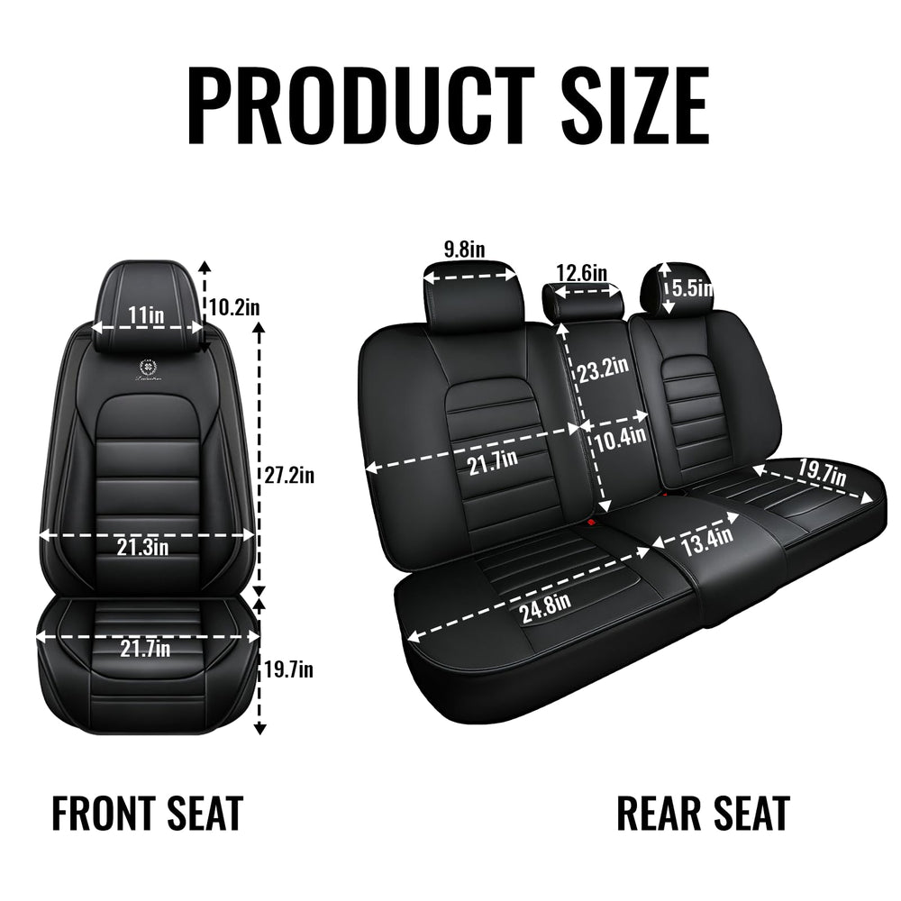 Mud and spills wipe easily from Megaseat waterproof black surface.
