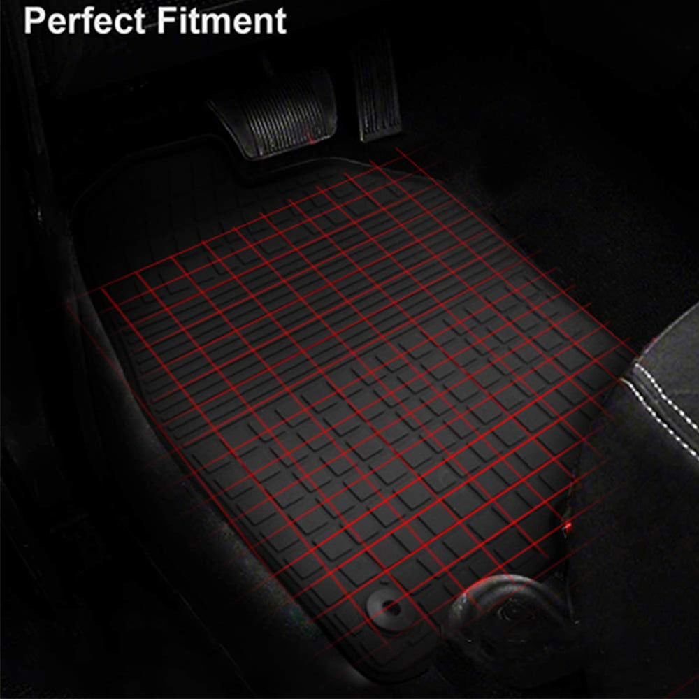 Megiteller easy-clean rubber mats rinse quickly after muddy rides.