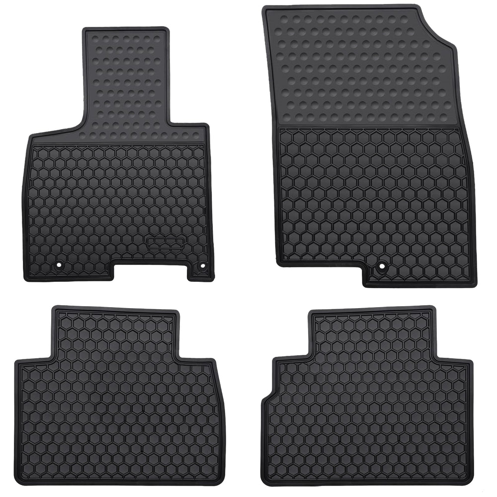 Megiteller Hyundai Tucson front floor mats protect driver and passenger carpets.
