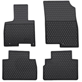 Megiteller Hyundai Tucson front floor mats protect driver and passenger carpets.