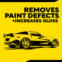 Meguiar's 3-Inch pad in action with a rotary polisher.