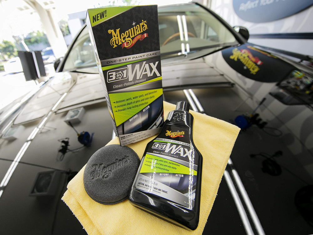 Meguiar's 3-in-1 long-lasting protection guards against sun and rain.