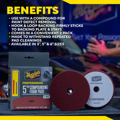 Meguiar's foam pad supports sustainable detailing through reuse