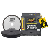 Meguiar's 6in finishing pad 2-pack ready for even, high-gloss paint finishing
