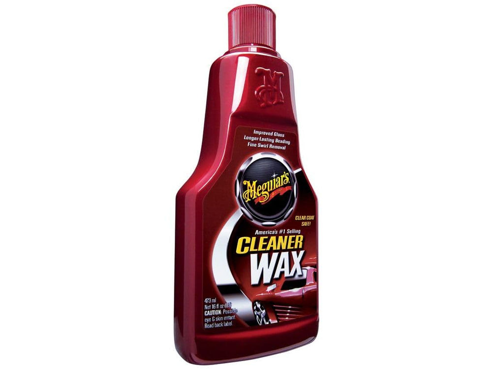Meguiar's label close-up highlights trusted formula and instructions