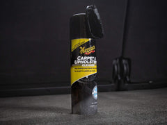Meguiar's Carpet & Upholstery Cleaner spray nozzle showing spot-cleaning option