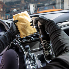 Fabrics and vinyl refreshed by Meguiar's Quik Interior Detailer