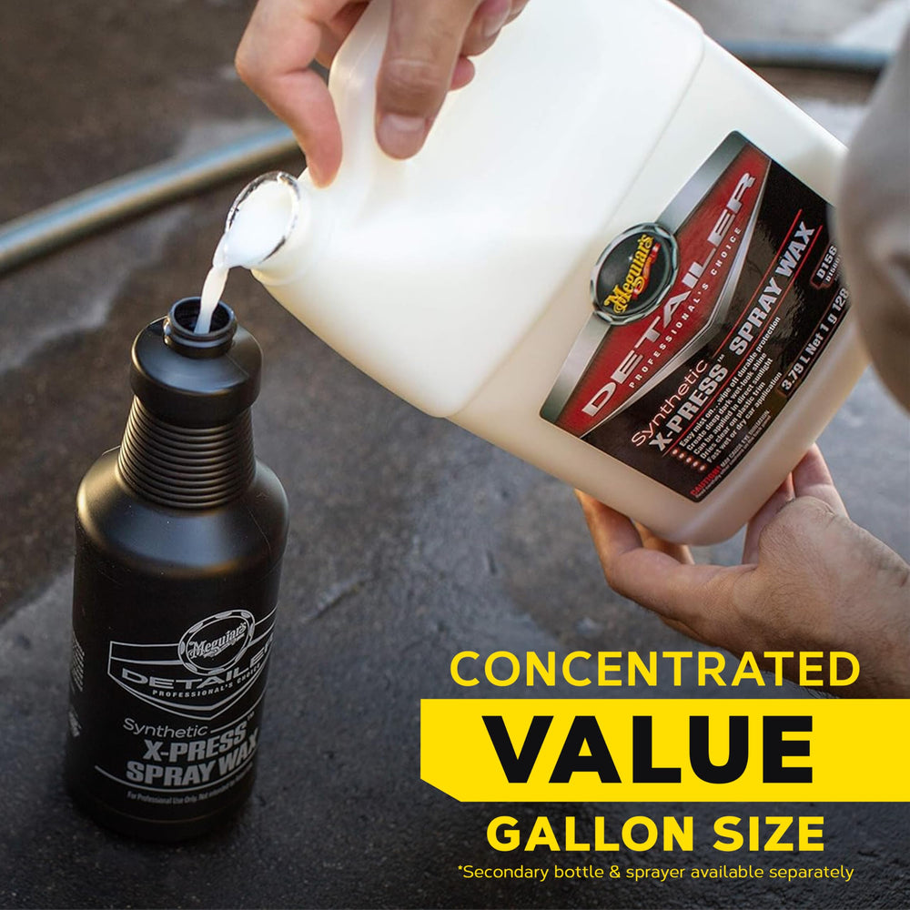Meguiar's D15601 safe on plastic trim with clear-drying formula.