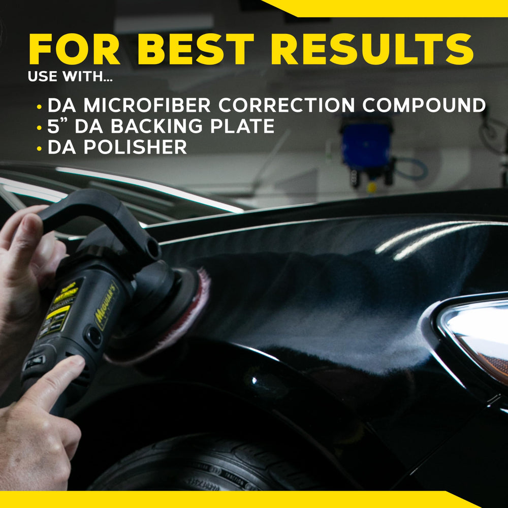 Meguiar's DMC5 DA disc is washable and reusable for sustainable detailing.