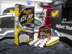 Meguiar's G191700 smooth-glassy-finish after clay and wipe.